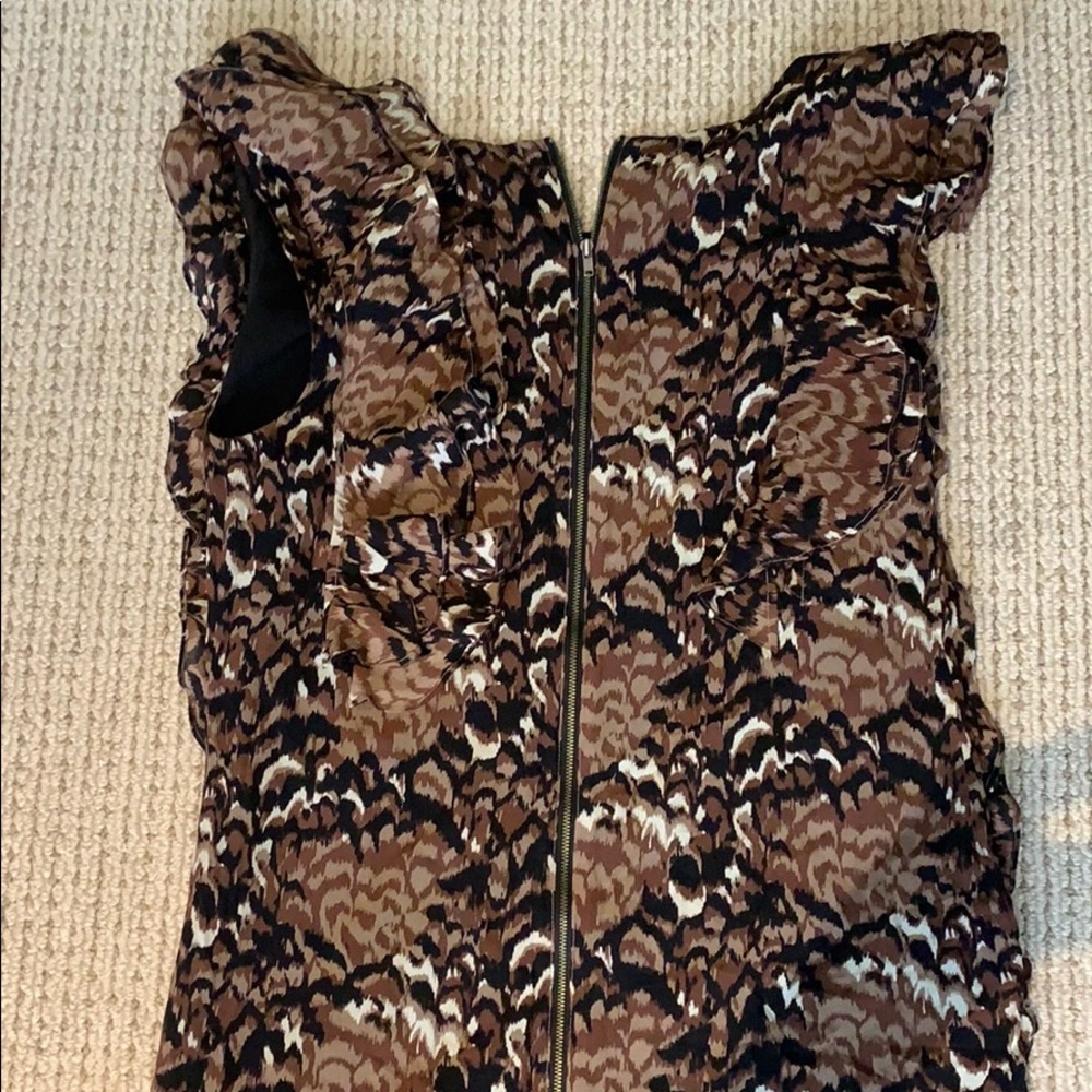 Jcrew Sample Sale Ruffle Dress - Picture 4 of 4